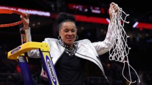 After a Huge Win, Coach Dawn Staley’s Humble Spirit Stole America’s Hearts