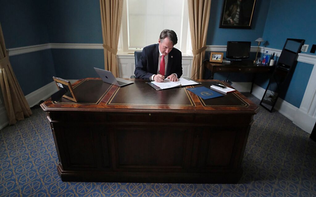 Virginia Gov. Glenn Youngkin Vetoes 26 Democratic Bills