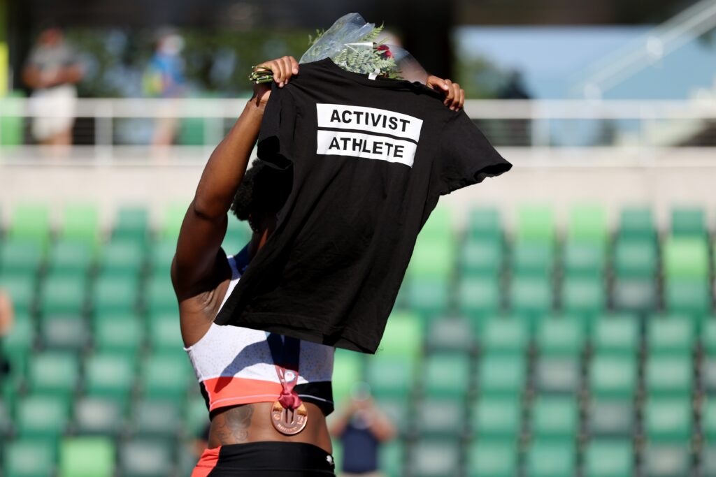 Gwen Berry Puts Detractors on Notice: ‘I’ve Earned the Right to Wear This Uniform’