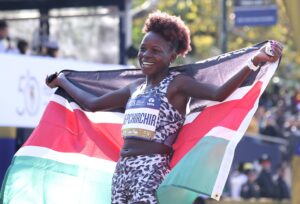 Kenyan Runner Peres Jepchirchir Makes History as 1st Athlete to Win Both Olympic Gold, New York City Marathon