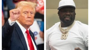 SMH…How Trump Used 50 Cent to Try to Appeal to Black Voters…Again