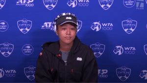 Naomi Osaka Briefly Breaks Down During Press Conference