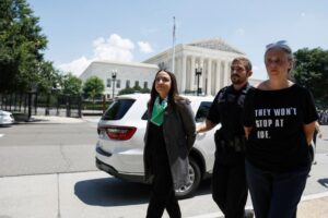Reps. Ocasio-Cortez, Omar, Pressley Among 17 Democrats Arrested In Abortion Protest