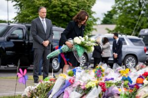 VP Harris Calls For Action at Funeral for Buffalo Shooting Victim