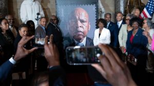 John Lewis’ Postal Stamp Is Finally Unveiled