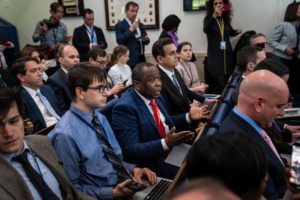 White House Reporter Simon Ateba Berated Karine Jean-Pierre—Then Told His Side of the Story to Tucker Carlson