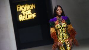 London Calling: Naomi Campbell Struts Into London Fashion Week With Fashion For Relief