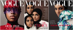 'My Choice': With a Series of All Black, All Hijabi April Covers, Vogue Arabia Demystifies Muslim Modesty