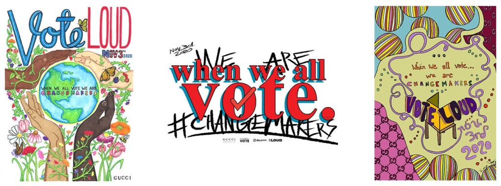 'Vote Loud,' Make Change: Gucci Changemakers Partners With Michelle Obama's When We All Vote