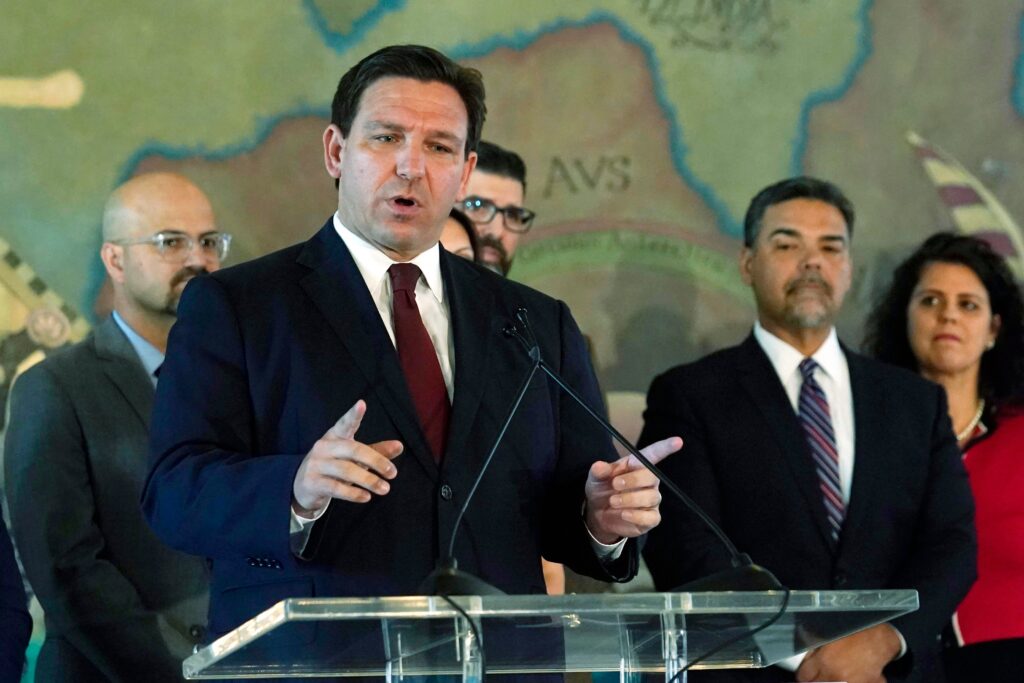 Florida Gov. Ron DeSantis Voting Map Ruled Unconstitutional