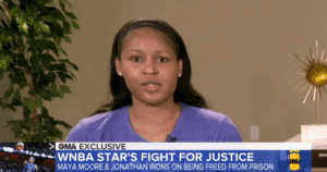 WNBA Star Maya Moore Earns MVP Off the Court by Helping Wrongly Convicted Black Man Regain His Freedom