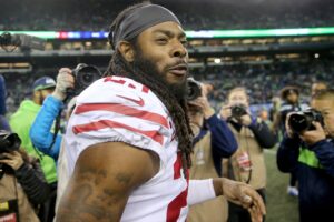 San Francisco 49ers Cornerback Richard Sherman Is Ready to Embrace Trump's Favorite Rookie as Long as He Can Play