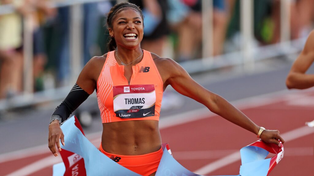 Gabby Thomas Replaces Sha’Carri Richardson With Best Time in the World for 200m
