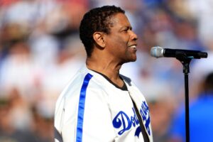 Denzel Washington Honors Jackie Robinson at MLB All-Star Game