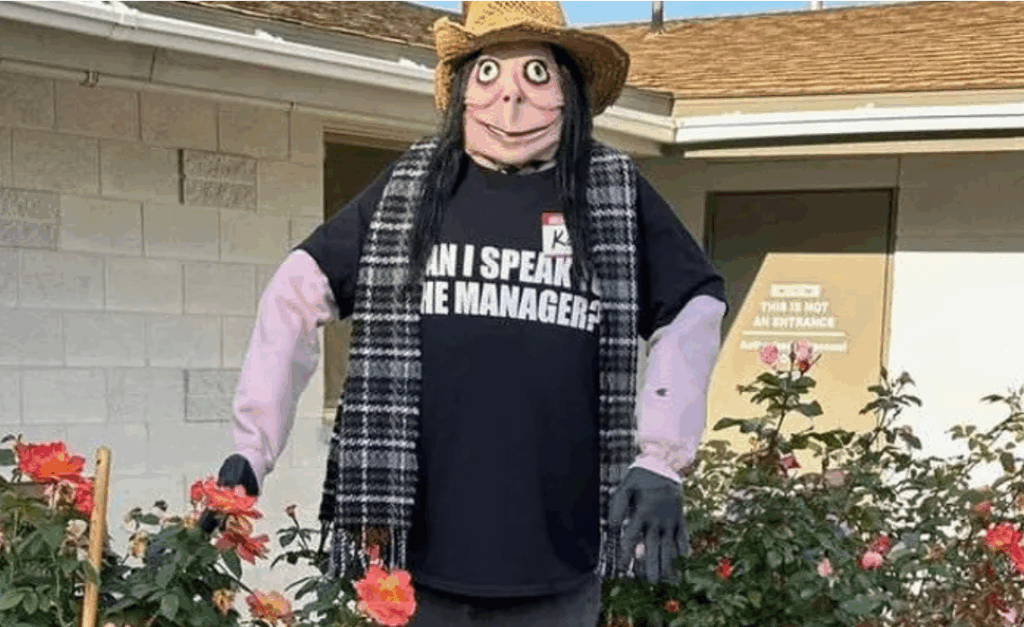 Creepy Karen Scarecrow in Washington Gets Taken Down from City Hall after Backlash