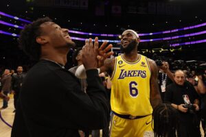 The Internet Reacts To Bronny James Joining Dad LeBron on the Lakers and It’s Not All Good