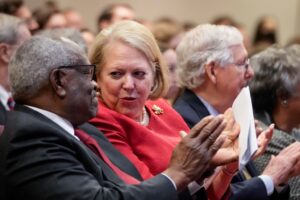Clarence Thomas’ wife Ginni Thomas Attended Jan. 6th Rally, But Said She Left Before The Capital Attack Happened