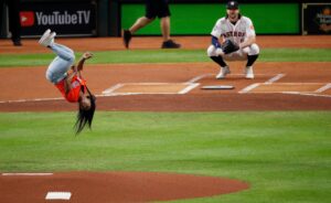 Simone Biles Has Apparently Bodied Baseball, Too