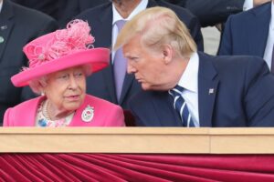 Wait, Did the President Fall Asleep During Queen's State Banquet Speech?
