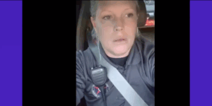 Karen the Kop Kries Kause She Had to Wait in the McDonald's Drive-Thru