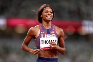 Gabby Thomas IS Doing What While Training for the Olympics?!