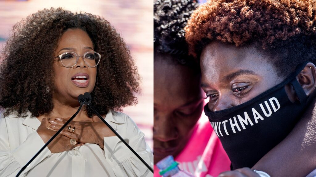 Ahmaud Arbery's Mother Wanda Cooper-Jones Says Oprah Surprised Her With a Phone Call for Her Late Son's Birthday