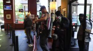 Anti-Lockdown Demonstrators Walk Into North Carolina Subway Armed With Guns and Rocket Launchers