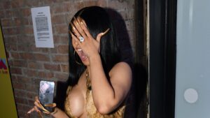 Press-Proof? Cardi B Goes Incognito—But as Conspicuous as Ever—During Paris Fashion Week