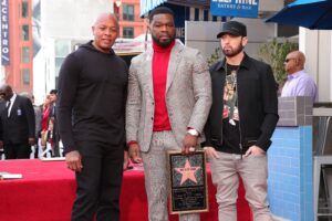 50 Cent’s Star-Studded Hollywood Walk of Fame Ceremony Included Dr. Dre, Eminem
