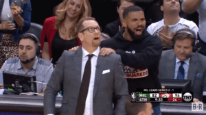 Less Life: NBA Tells Drake to Pump the Brakes With the Sideline Antics