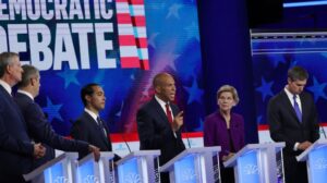 In First Debate, Democrats Say They’re All for Change, but Argue Over How Far to Go and at What Cost