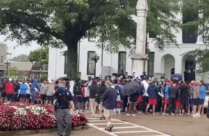 Ole Miss Football Players Walk out of Practice, Protest Police Brutality in Front of Confederate Statue
