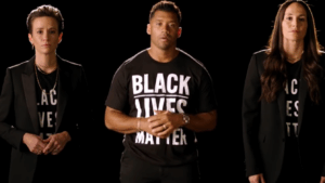 Russell Wilson, Sue Bird and Megan Rapinoe Deliver Powerful Black Lives Matter Message at 2020 ESPYs