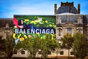 You Ready for Some Wet Ass Paris? Cardi's Balenciaga Campaign Billboard Unveiled on the Louvre