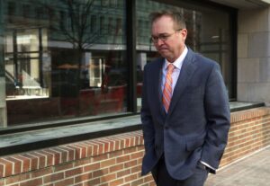 Trump Punks Chief of Staff Mick Mulvaney for Coughing During Interview