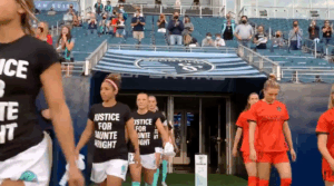 Kansas City NWSL Kicks Off Home Opener by Demanding Justice for Daunte Wright