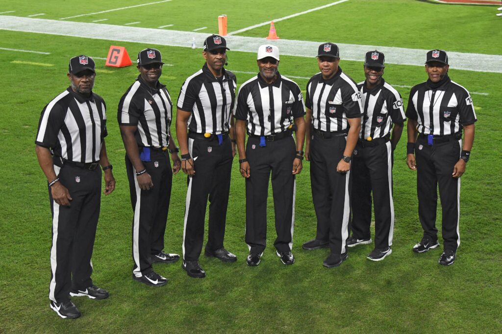 About Damn Time: NFL Makes History With All-Black Referee Crew During Monday Night Football