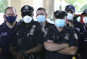 NYPD Police Officer Tells Fellow Cops He Kneeled Because the Protesters Were Scary