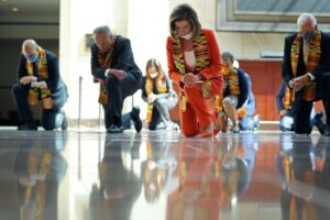 Nancy Pelosi and 'Nem Just Introduced Sweeping Police Reform Bill While Wearing Kente Cloth