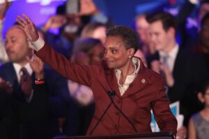 Chicago Win: Lori Lightfoot to be Sworn in as Mayor; Rahm Emanuel Jumps in Cop's Pocket and Disappears