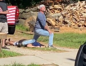 White Men in New Jersey Mock Peaceful Protestors by Reenacting George Floyd’s Death
