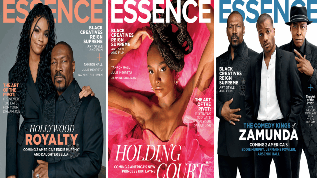 The Cast of Coming 2 America Is Very Happy to Be Here and Show Out on These Essence March/April Covers