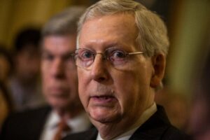 Mitch McConnell Leads the Pack in Race to Climb the Farthest Up Trump's Ass
