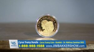 Televangelist Jim Bakker Is Hawking a $45 Trump Prayer Coin, Calls It 'Point of Contact' With God